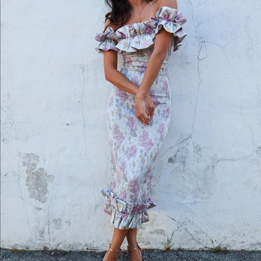 V. Chapman Lilac Dress